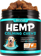 Calming Chews for Dogs, Dog Calming Chews - Anxiety Relief Treats, Aid with Separation, Barking, Stress Relief, Thunderstorms for All Breeds & Sizes